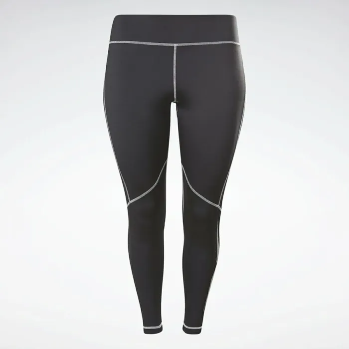 Plus Size 1X4X Womens Reebok Workout Ready Vector Leggings Plus Size Black