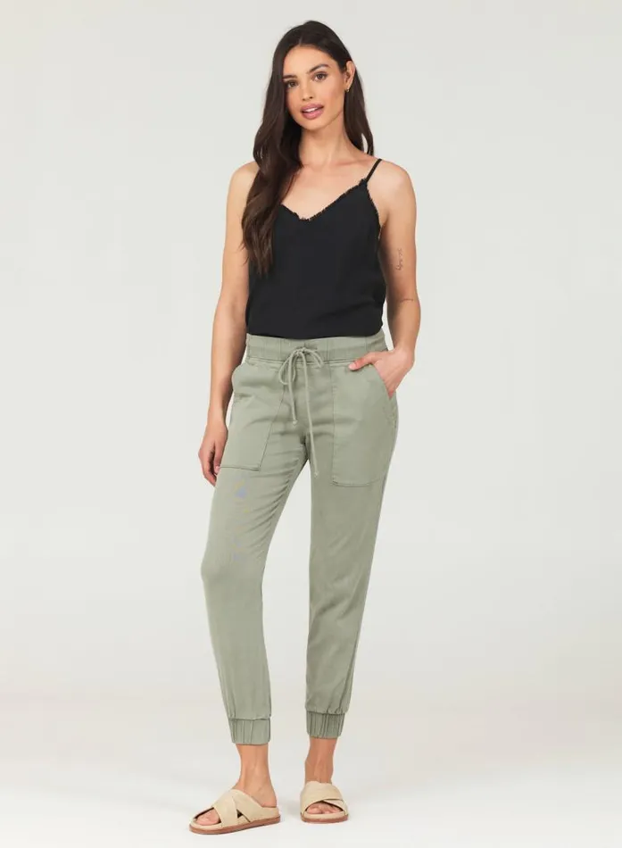 Pocket Jogger 8211 Soft Army Women Bella Dahl Pants Pocket Jogger 8211 Soft Army Women Bella Dahl Pants