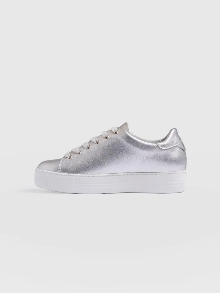 Portland Sneaker 8211 Silver Silver Women Saint And Sofia All Sneakers