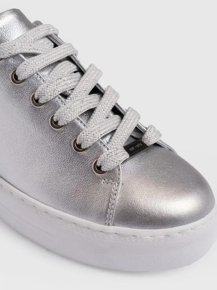 Portland Sneaker 8211 Silver Silver Women Saint And Sofia All Sneakers