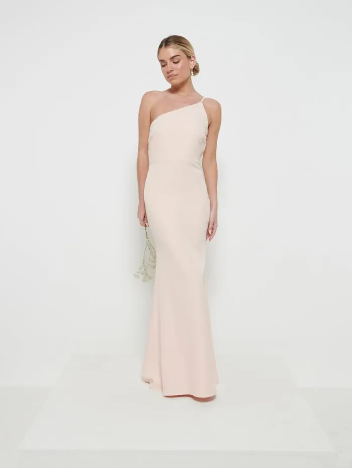 Pretty Lavish Bridesmaid Dresses Women Amelia Crepe Maxi Bridesmaid Dress Blush Pretty Lavish Bridesmaid Dresses Women Amelia Crepe Maxi Bridesmaid Dress Blush