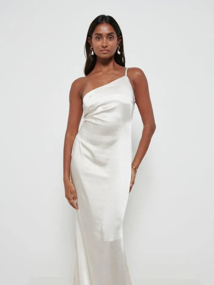 Pretty Lavish Bridesmaid Dresses Women Amelia Maxi Bridesmaid Dress Champagne
