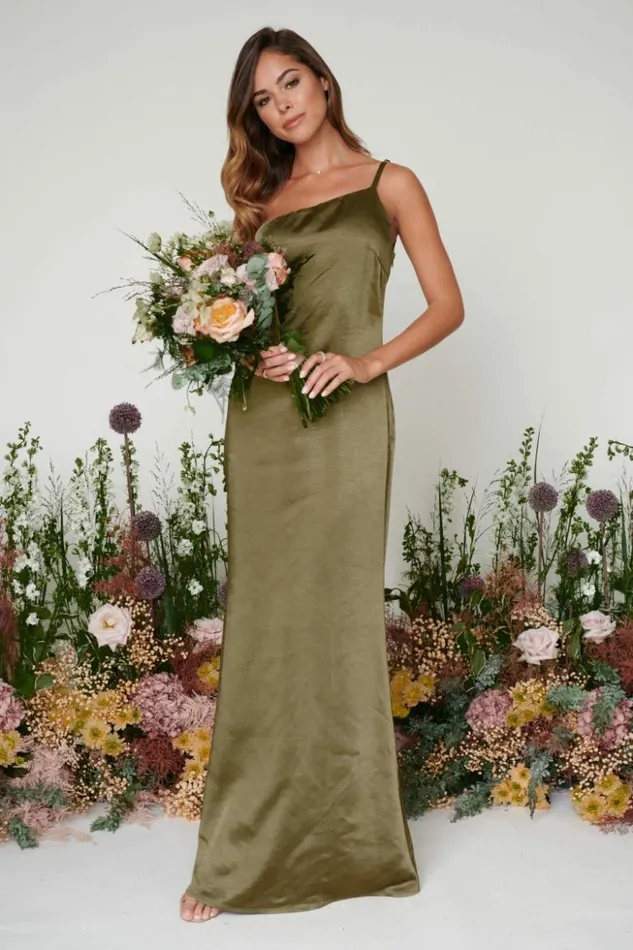 Pretty Lavish Bridesmaid Dresses Women Amelia Maxi Bridesmaid Dress Dark Olive Pretty Lavish Bridesmaid Dresses Women Amelia Maxi Bridesmaid Dress Dark Olive