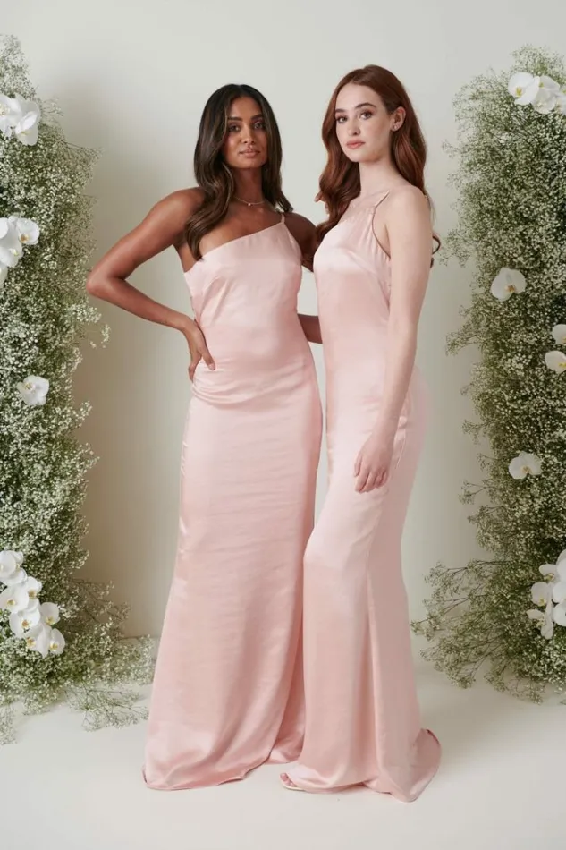 Pretty Lavish Bridesmaid Dresses Women Amelia Maxi Bridesmaid Dress Matte True Blush Pretty Lavish Bridesmaid Dresses Women Amelia Maxi Bridesmaid Dress Matte True Blush