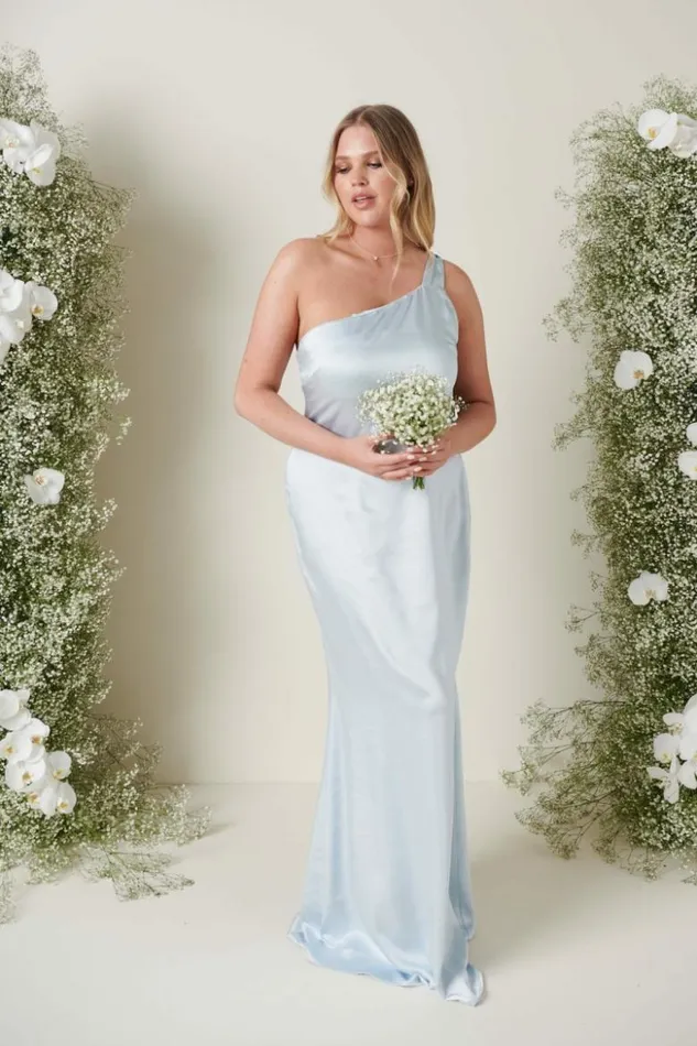 Pretty Lavish Bridesmaid Dresses Women Amelia Tie Maxi Bridesmaid Dress Pale Blue Pretty Lavish Bridesmaid Dresses Women Amelia Tie Maxi Bridesmaid Dress Pale Blue