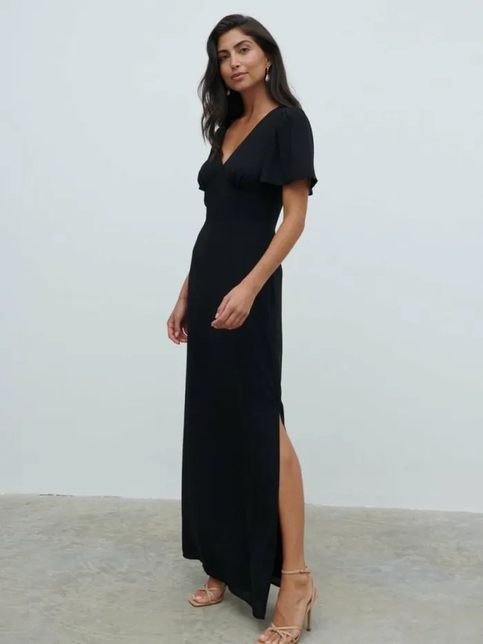 Pretty Lavish Bridesmaid Dresses Women Edie Chiffon Maxi Bridesmaid Dress Black Pretty Lavish Bridesmaid Dresses Women Edie Chiffon Maxi Bridesmaid Dress Black