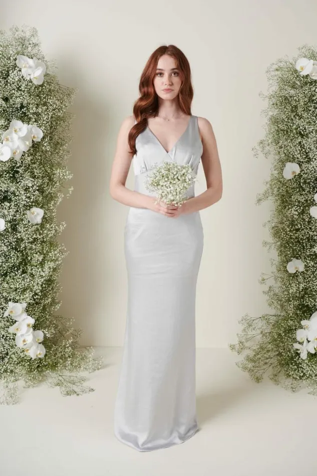 Pretty Lavish Bridesmaid Dresses Women Esmee Maxi Bridesmaid Dress Silver Pretty Lavish Bridesmaid Dresses Women Esmee Maxi Bridesmaid Dress Silver