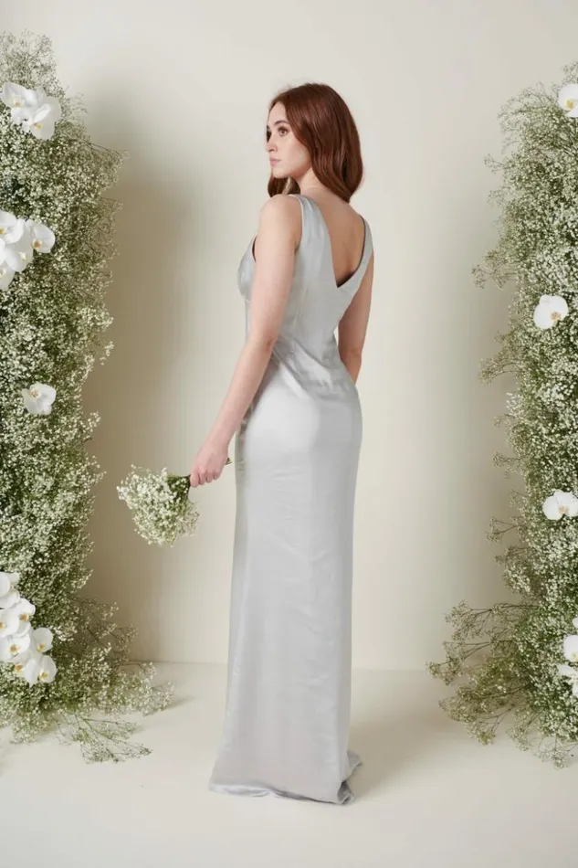 Pretty Lavish Bridesmaid Dresses Women Esmee Maxi Bridesmaid Dress Silver Pretty Lavish Bridesmaid Dresses Women Esmee Maxi Bridesmaid Dress Silver
