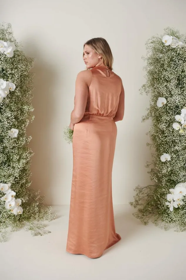 Pretty Lavish Bridesmaid Dresses Women Farrah Maxi Bridesmaid Dress Matte Cinnamon Pretty Lavish Bridesmaid Dresses Women Farrah Maxi Bridesmaid Dress Matte Cinnamon