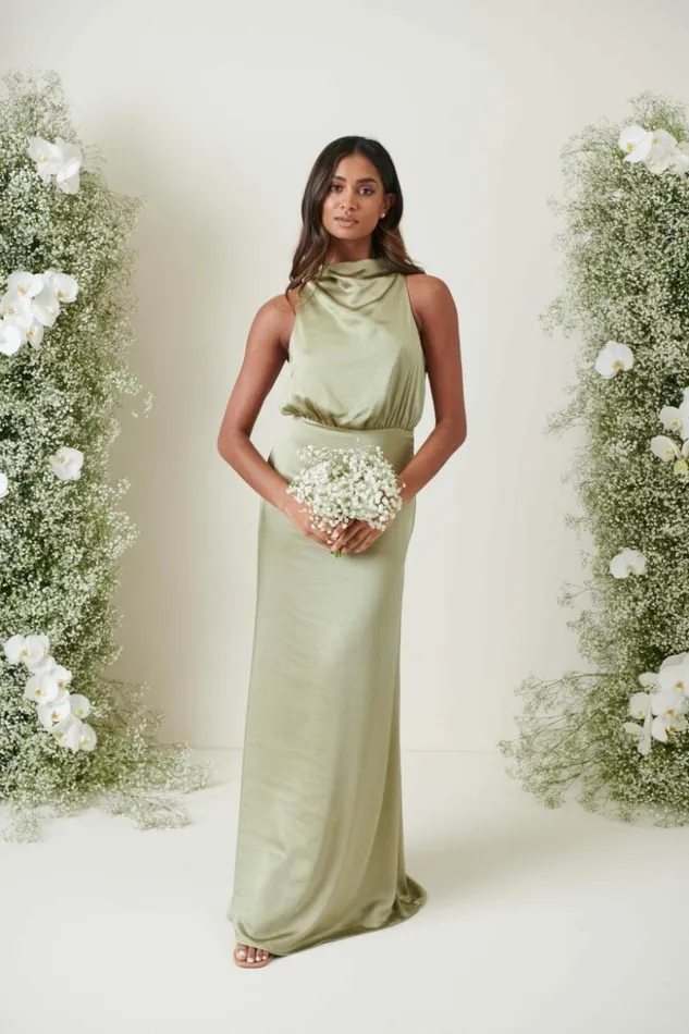 Pretty Lavish Bridesmaid Dresses Women Farrah Maxi Bridesmaid Dress Olive Pretty Lavish Bridesmaid Dresses Women Farrah Maxi Bridesmaid Dress Olive