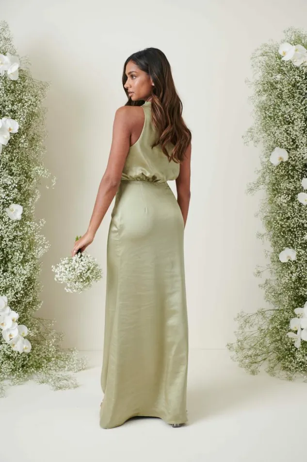Pretty Lavish Bridesmaid Dresses Women Farrah Maxi Bridesmaid Dress Olive Pretty Lavish Bridesmaid Dresses Women Farrah Maxi Bridesmaid Dress Olive