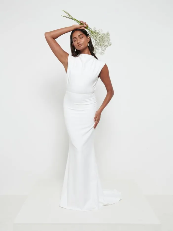 Pretty Lavish Bridesmaid Dresses Women Farrah Maxi Dress Ivory