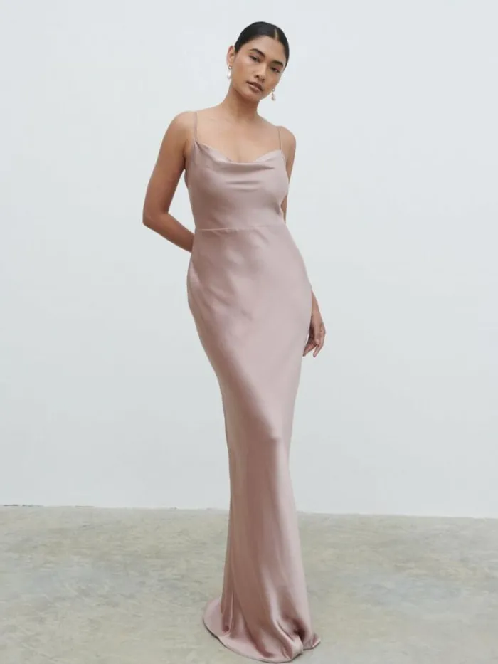 Pretty Lavish Bridesmaid Dresses Women Keisha Maxi Bridesmaid Dress Amethyst