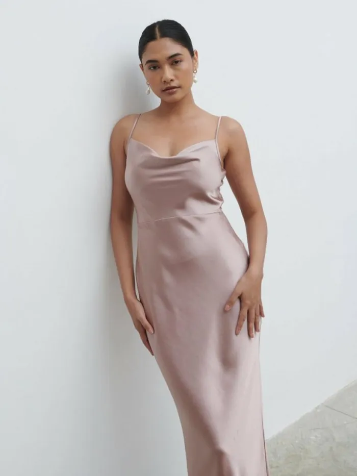 Pretty Lavish Bridesmaid Dresses Women Keisha Maxi Bridesmaid Dress Amethyst