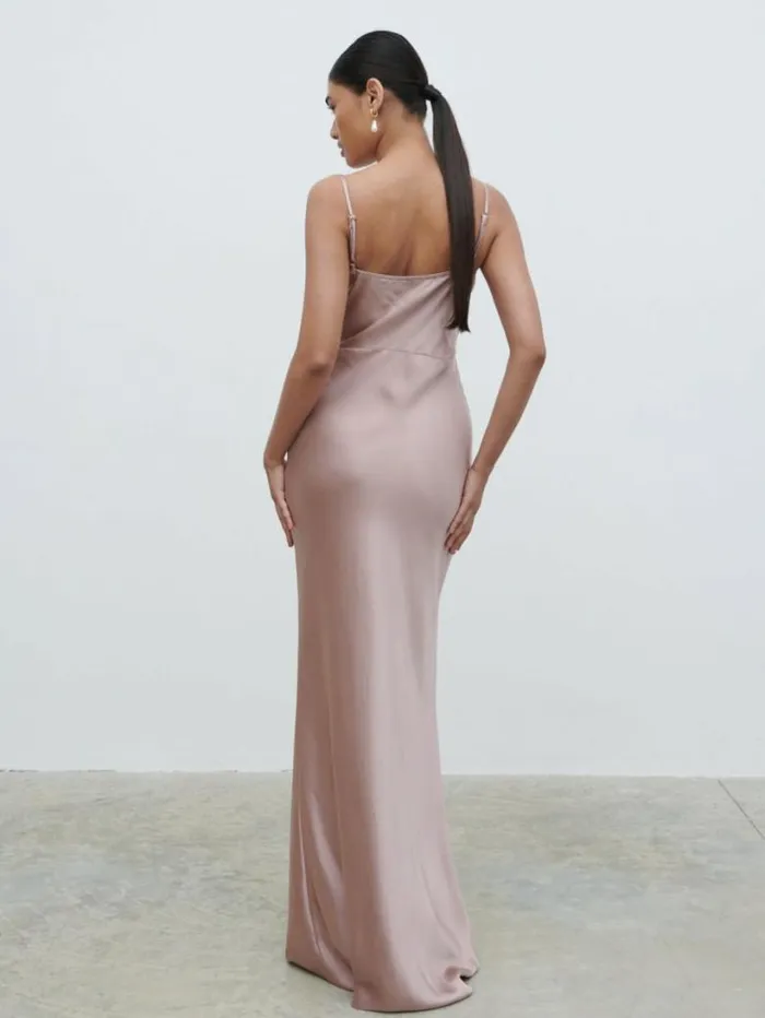 Pretty Lavish Bridesmaid Dresses Women Keisha Maxi Bridesmaid Dress Amethyst