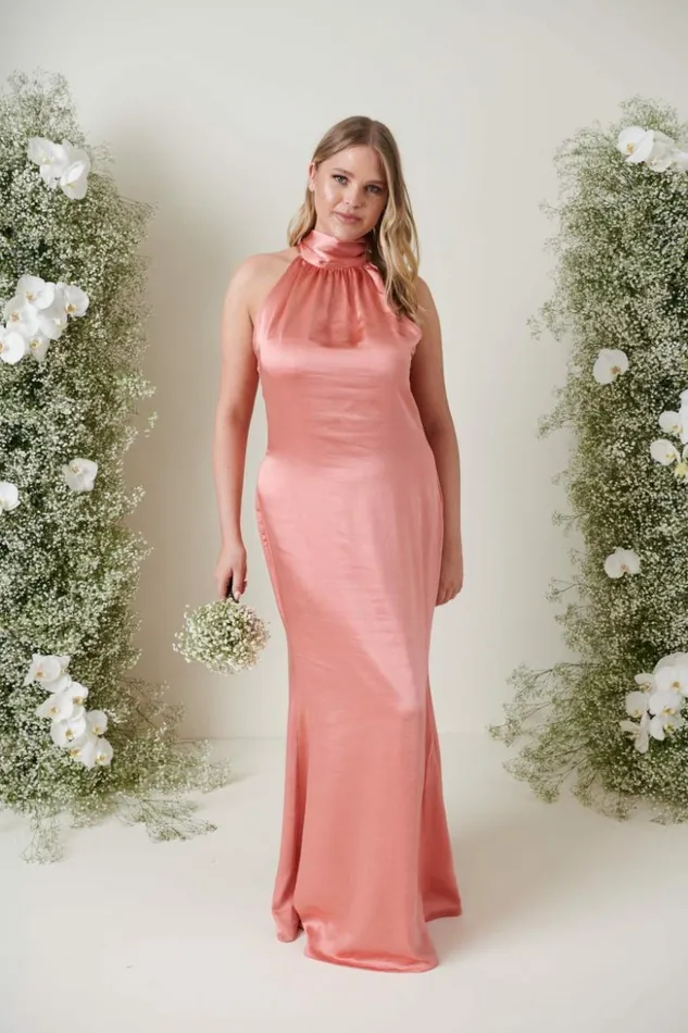 Pretty Lavish Bridesmaid Dresses Women Odelle Maxi Bridesmaid Dress Apricot Pink Pretty Lavish Bridesmaid Dresses Women Odelle Maxi Bridesmaid Dress Apricot Pink