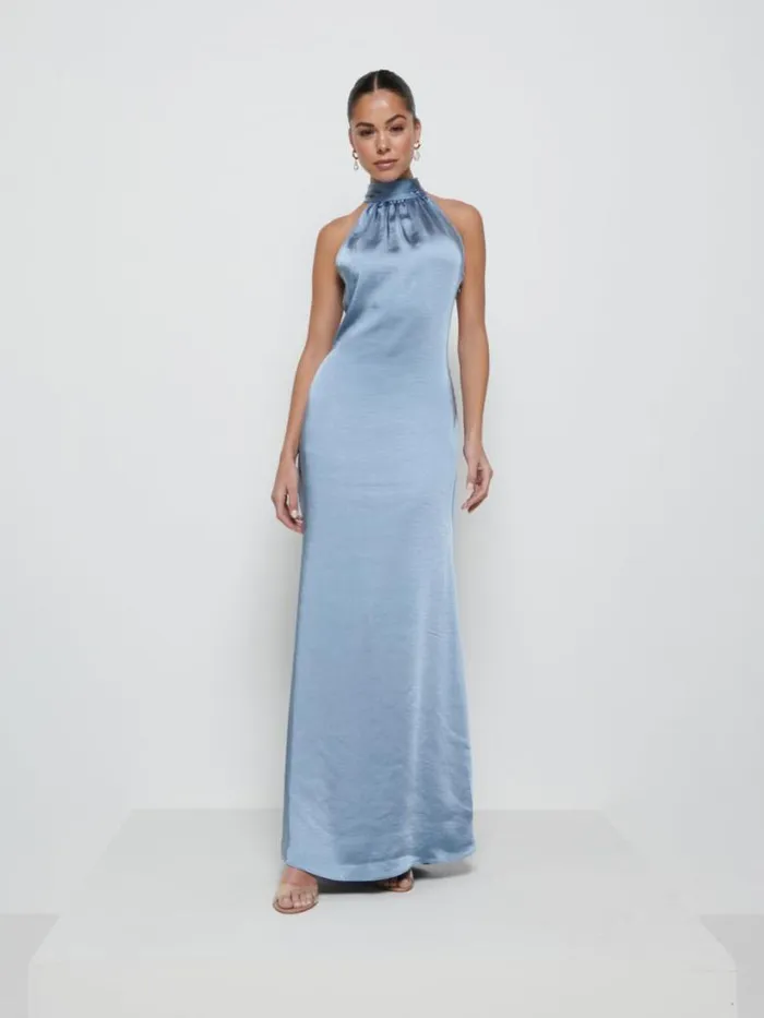 Pretty Lavish Bridesmaid Dresses Women Odelle Maxi Bridesmaid Dress Dusty Blue Pretty Lavish Bridesmaid Dresses Women Odelle Maxi Bridesmaid Dress Dusty Blue