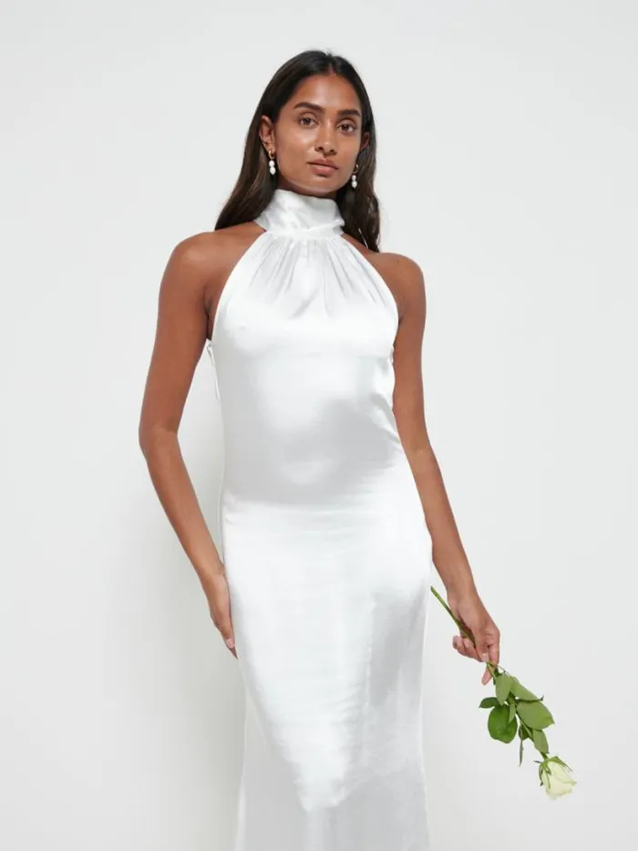 Pretty Lavish Bridesmaid Dresses Women Odelle Maxi Bridesmaid Dress Ivory