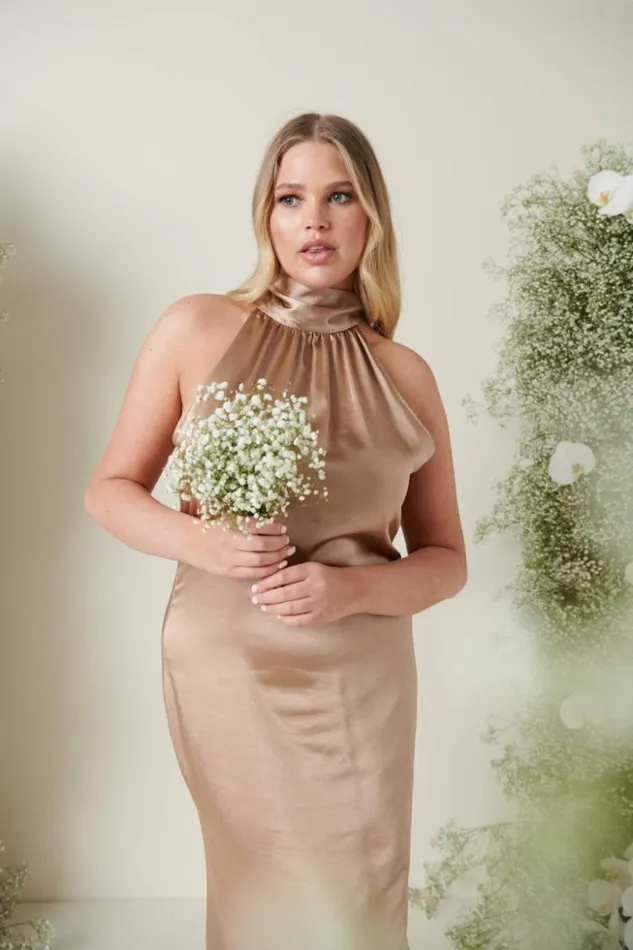 Pretty Lavish Bridesmaid Dresses Women Odelle Maxi Bridesmaid Dress Mocha Pretty Lavish Bridesmaid Dresses Women Odelle Maxi Bridesmaid Dress Mocha