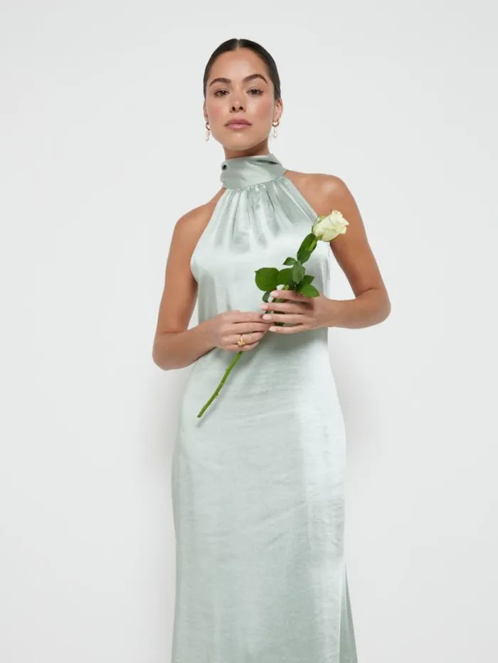 Pretty Lavish Bridesmaid Dresses Women Odelle Maxi Bridesmaid Dress Sage