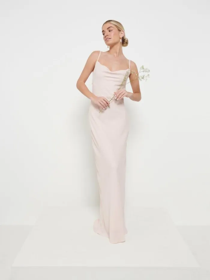 Pretty Lavish Chiffon Bridesmaid Dresses Women Keisha Chiffon Maxi Bridesmaid Dress Blush Pretty Lavish Chiffon Bridesmaid Dresses Women Keisha Chiffon Maxi Bridesmaid Dress Blush
