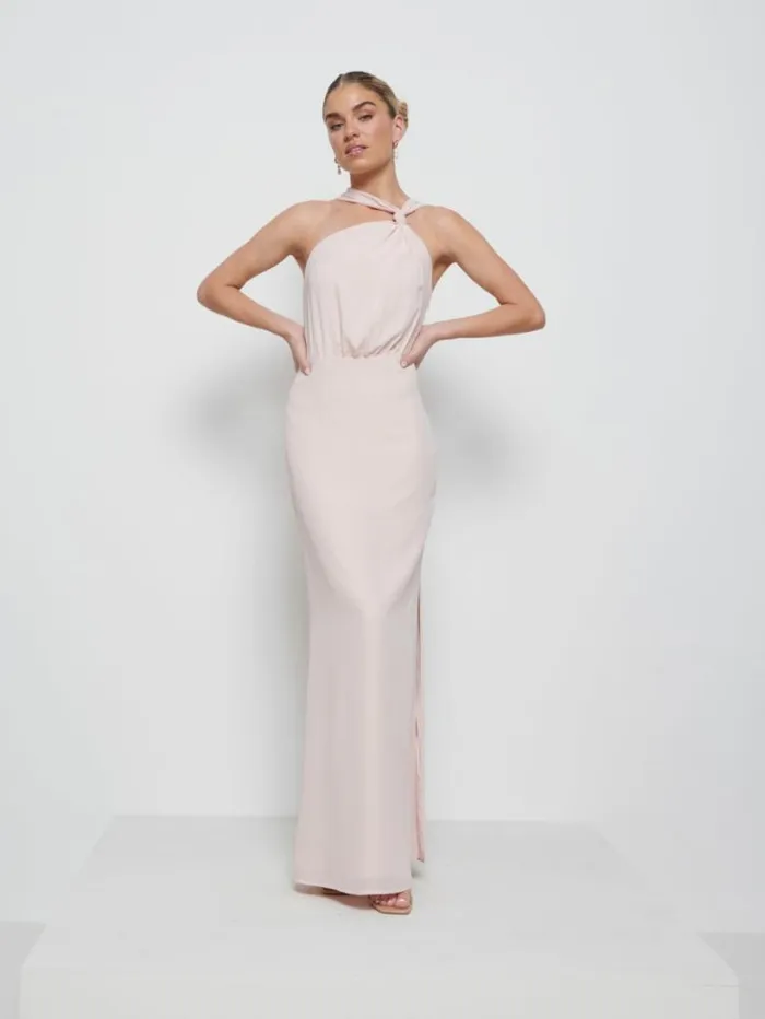 Pretty Lavish Chiffon Bridesmaid Dresses Women Milly Chiffon Bridesmaid Dress Blush