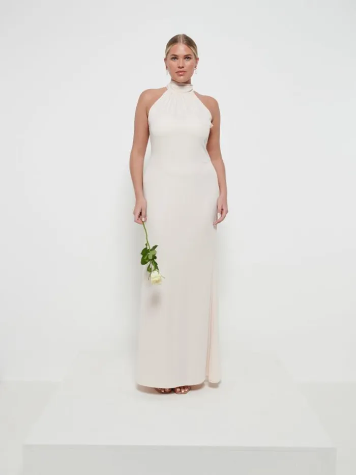 Pretty Lavish Chiffon Bridesmaid Dresses Women Odelle Chiffon Maxi Bridesmaid Dress Champagne