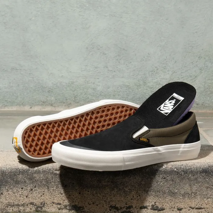 Pro Skate Men Vans Surplus SlipOn Pro Blackmilitary