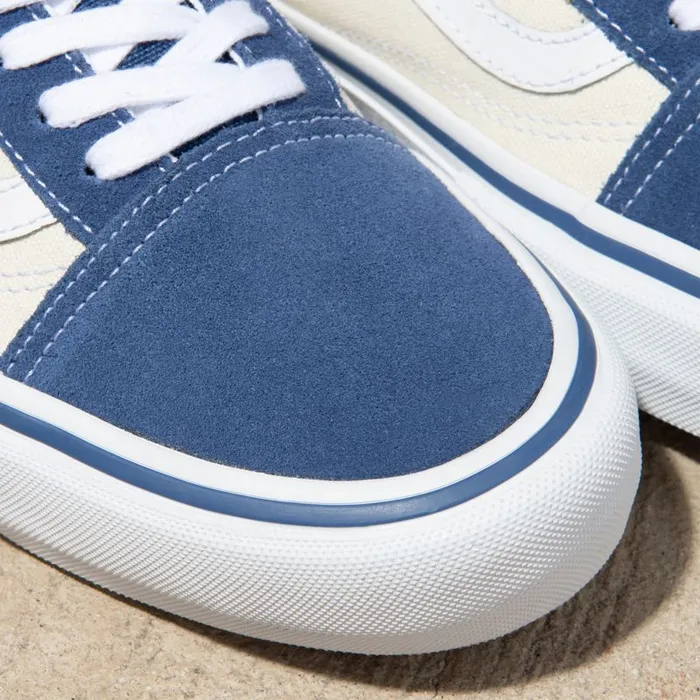 Pro Skate MenWomen Vans Old Skool Pro Sty Navyclassic White