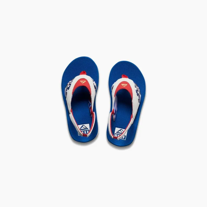 Reef Littles 24 Years Little Fanning Red White And Blue