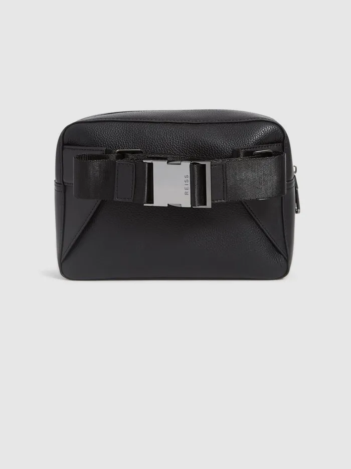 Reiss Bags and Wallets Carter Leather CrossBody Bag Black 8211 Men