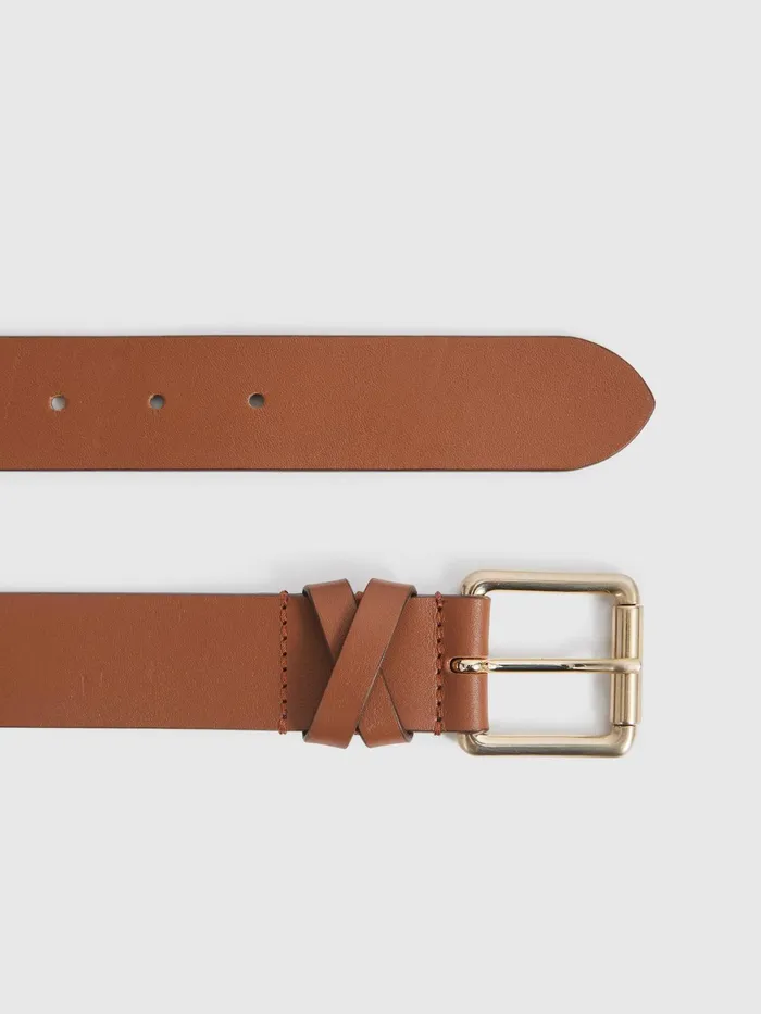 Reiss Belts Annexe Leather Belt Black 8211 Women