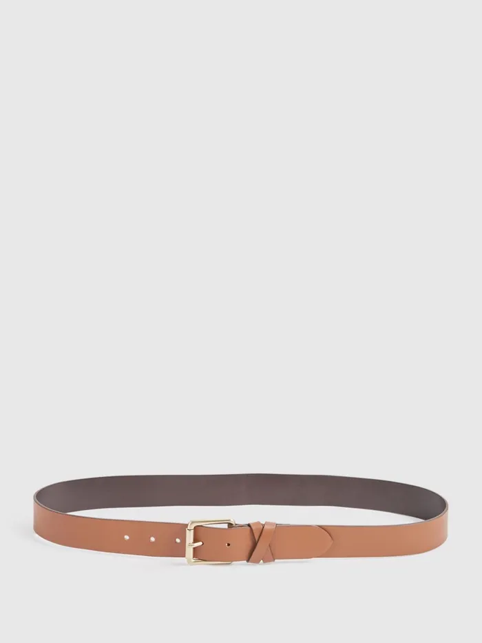 Reiss Belts Annexe Leather Belt Black 8211 Women