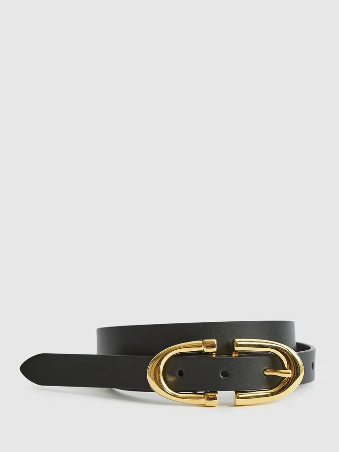 Reiss Belts Bailey Horseshoe Belt Black 8211 Women