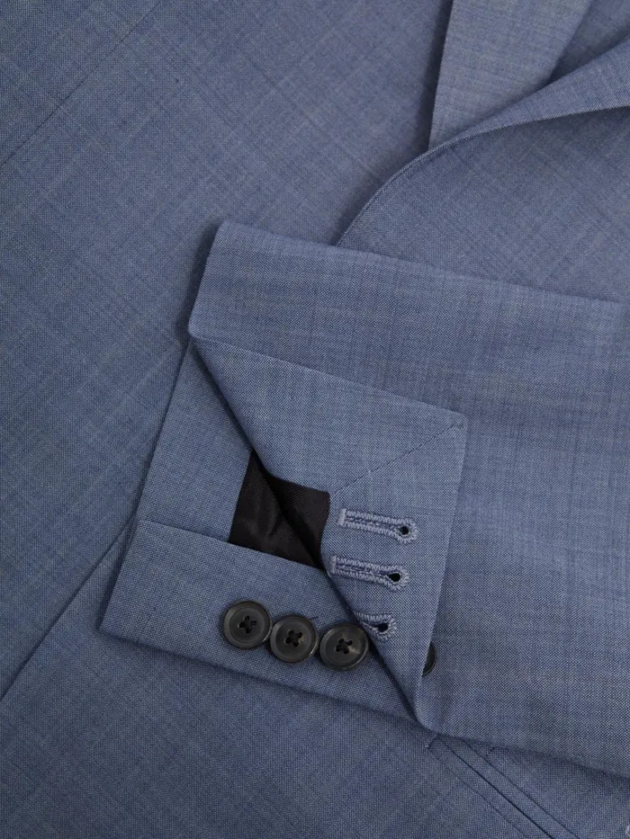 Reiss Blazers Wish Slim Fit Single Breasted Wool Blend Blazer Soft Blue 8211 Men