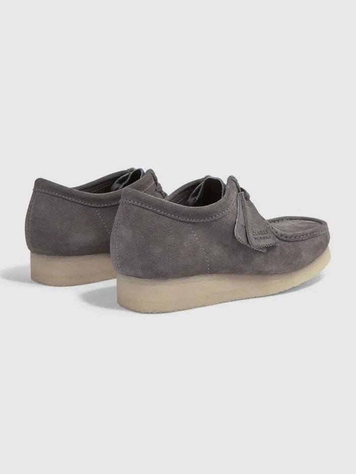 Reiss Boots Clarks Originals Suede Wallabee Shoes Grey 8211 Men