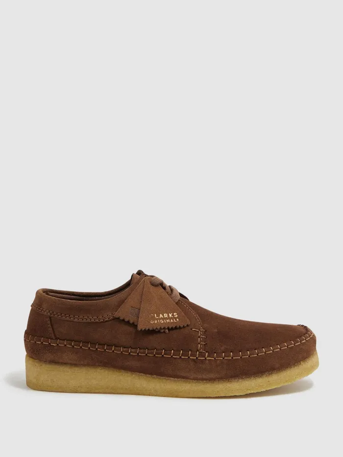 Reiss Casual Shoes Clarks Originals Suede Moccasin Shoes Brown 8211 Men