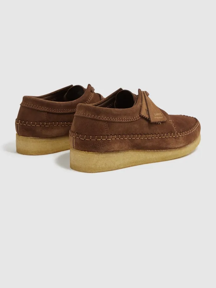 Reiss Casual Shoes Clarks Originals Suede Moccasin Shoes Brown 8211 Men