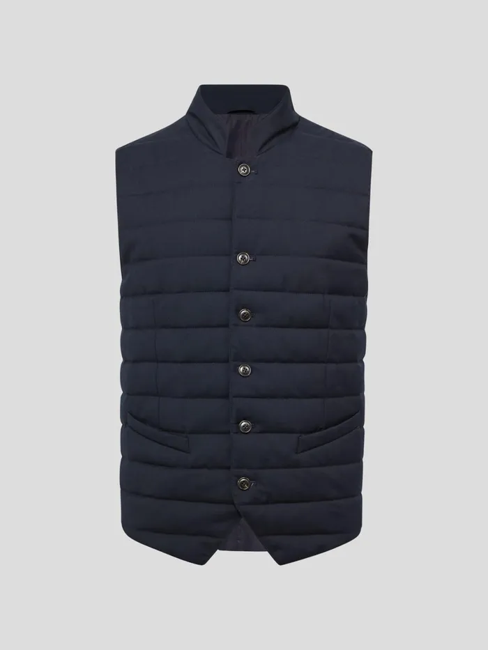 Reiss Coats and Jackets Parma Quilted Gilet Navy 8211 Men