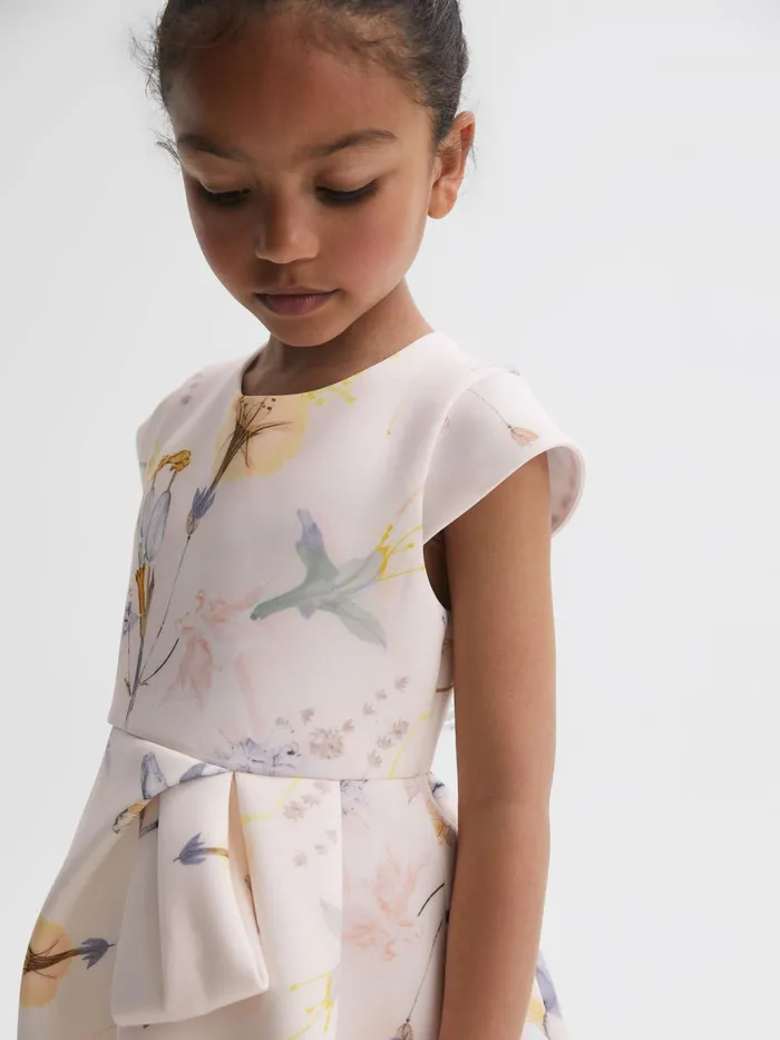 Reiss Dresses and Jumpsuits Eda Scuba Floral Printed Dress Pink 8211 Children