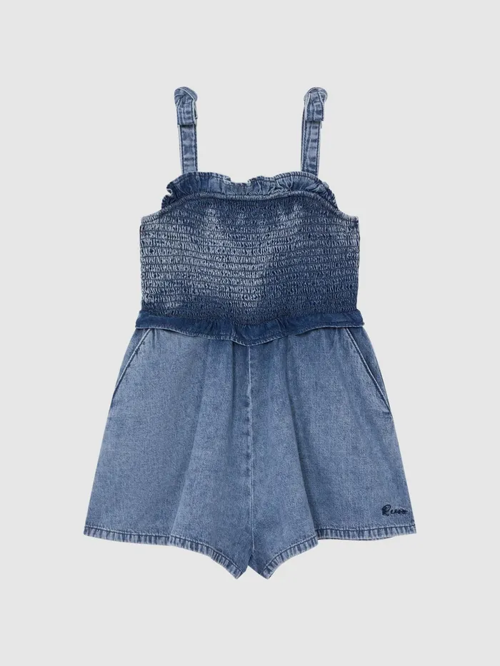 Reiss Dresses and Jumpsuits Hattie Denim Playsuit Blue 8211 Children