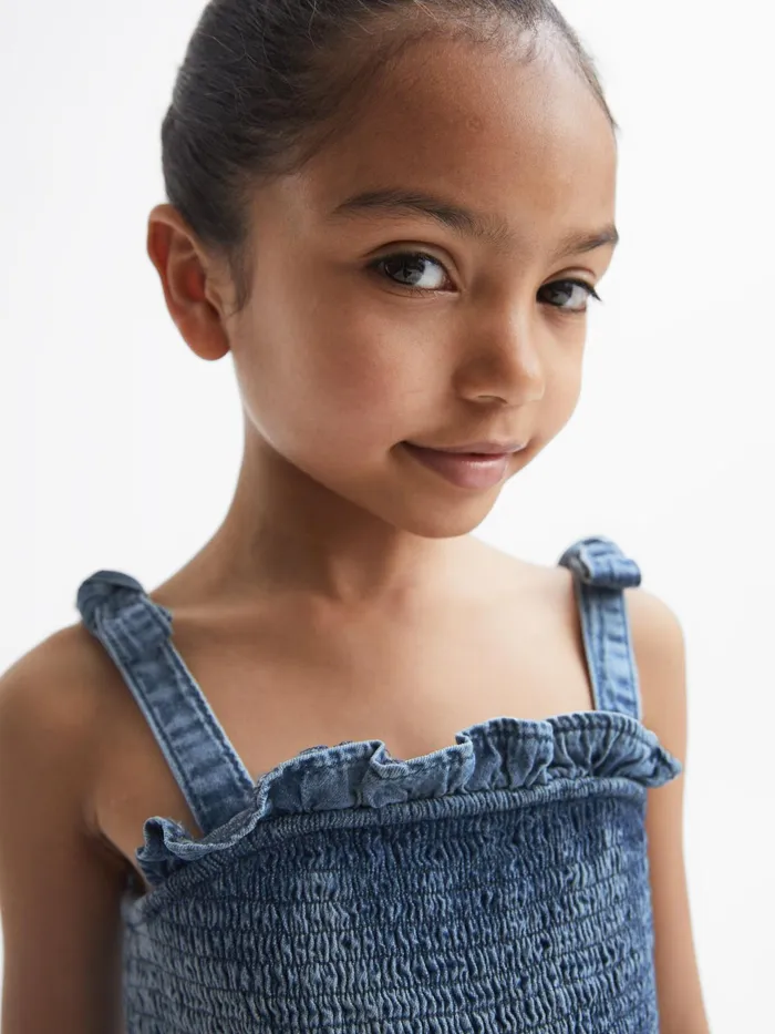 Reiss Dresses and Jumpsuits Hattie Denim Playsuit Blue 8211 Children