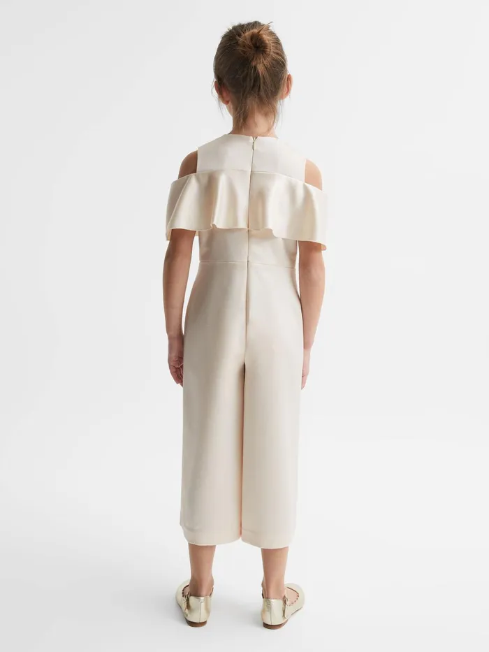 Reiss Dresses and Jumpsuits Henny OffTheShoulder Jumpsuit Ivory 8211 Children