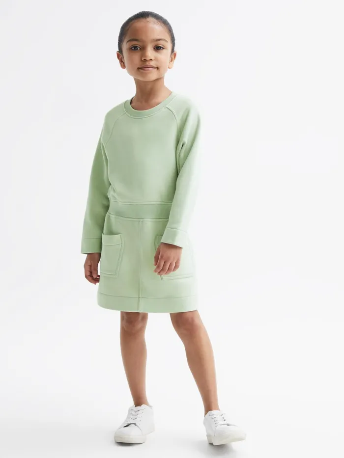 Reiss Dresses and Jumpsuits Janine Sweatshirt Dress Sage 8211 Children