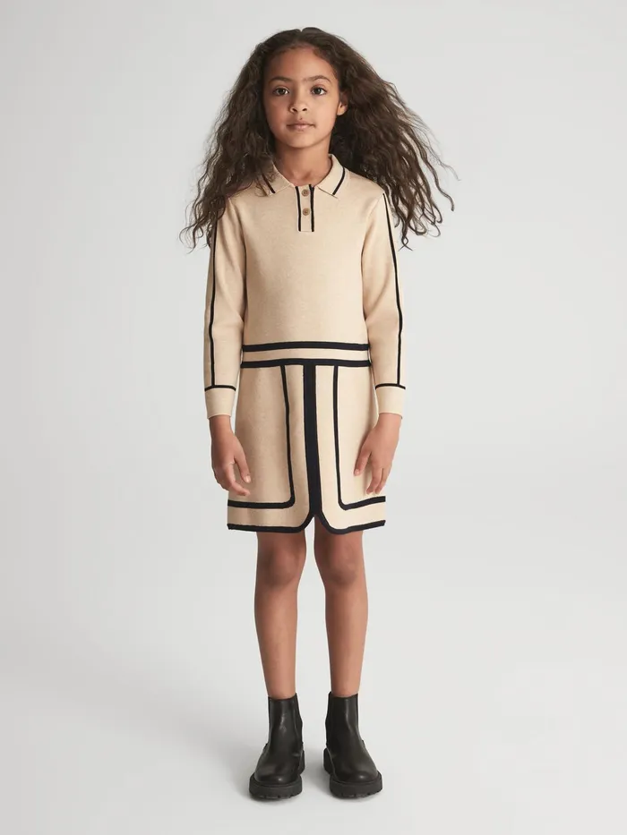 Reiss Dresses and Jumpsuits Layla Knitted Mini Dress Camel 8211 Children