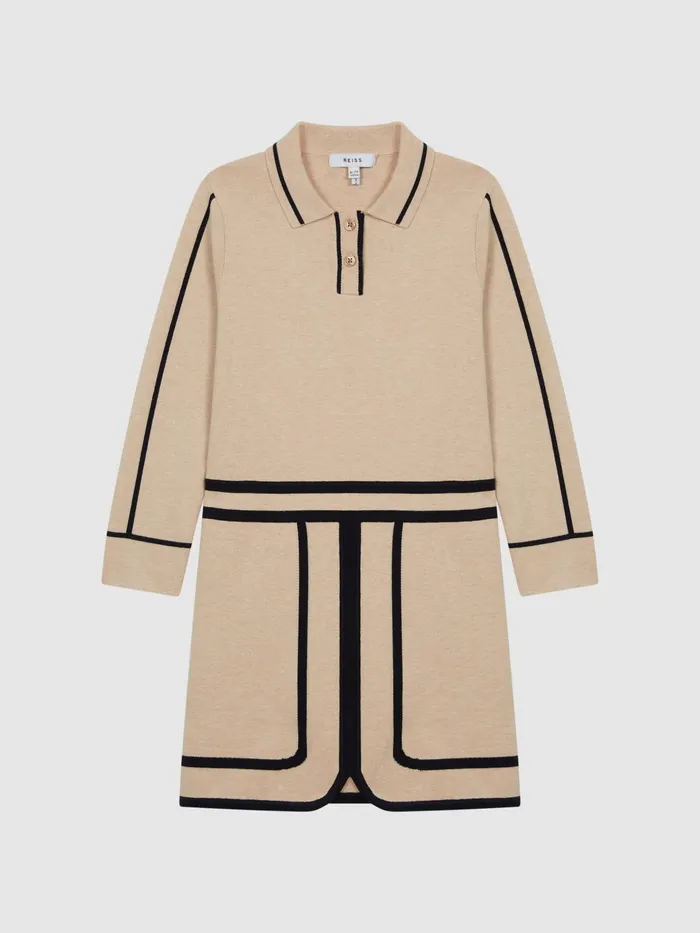 Reiss Dresses and Jumpsuits Layla Knitted Mini Dress Camel 8211 Children