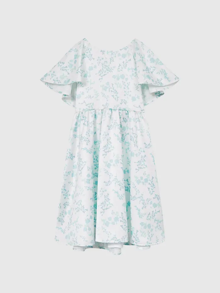 Reiss Dresses and Jumpsuits Maisie Satin Midi Dress Multi 8211 Children