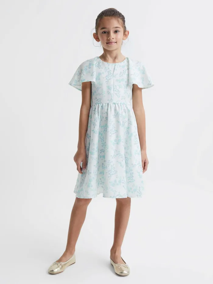 Reiss Dresses and Jumpsuits Maisie Satin Midi Dress Multi 8211 Children