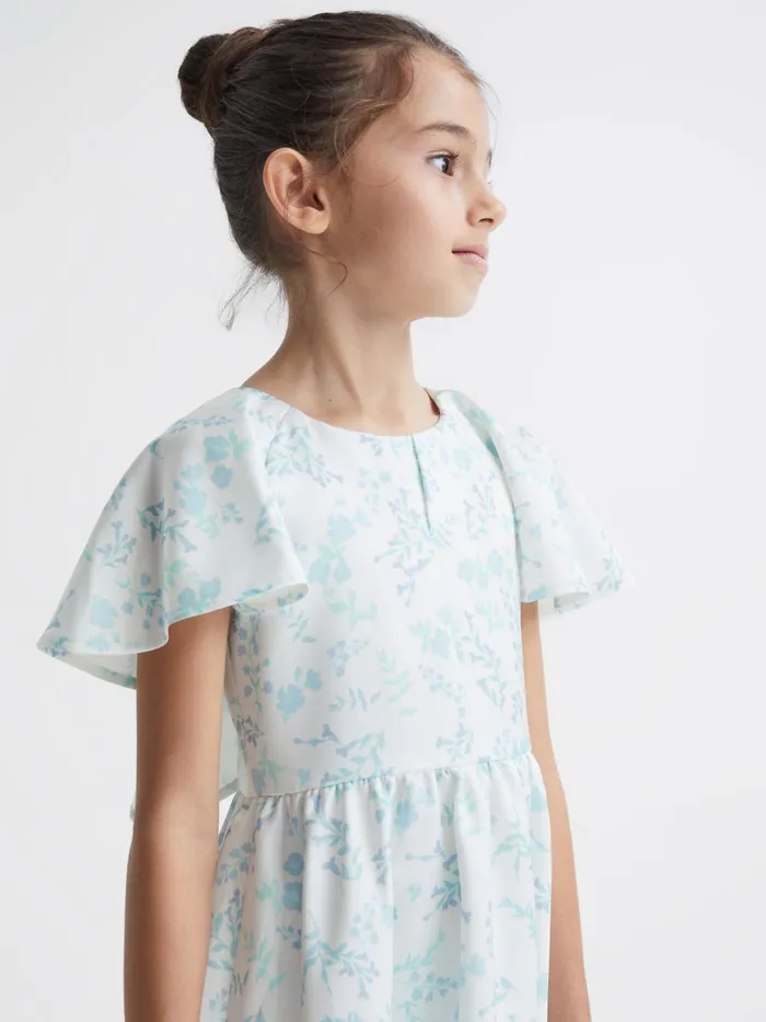 Reiss Dresses and Jumpsuits Maisie Satin Midi Dress Multi 8211 Children