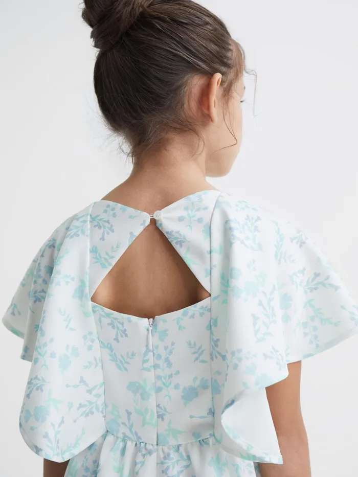 Reiss Dresses and Jumpsuits Maisie Satin Midi Dress Multi 8211 Children